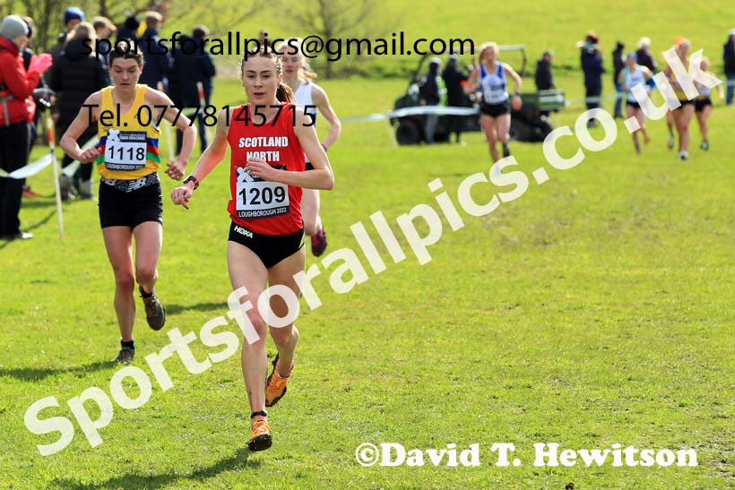 Senior Womens 2022 CAU Inter Counties Cross Country, Prestwold Hall, Loughborough.  Photo: David T. Hewitson/Sports for All Pics
